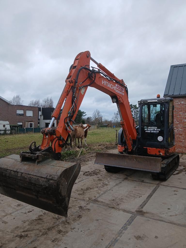 Excavatrice Hitachi Zaxis60 4697h, Articles professionnels, Machines & Construction | Grues & Excavatrices, Enlèvement, Excavatrice