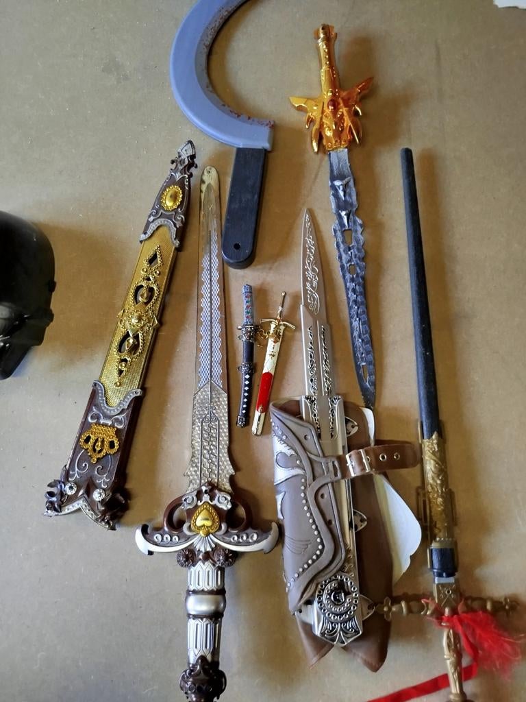 Verschillende zwaarden, Ophalen