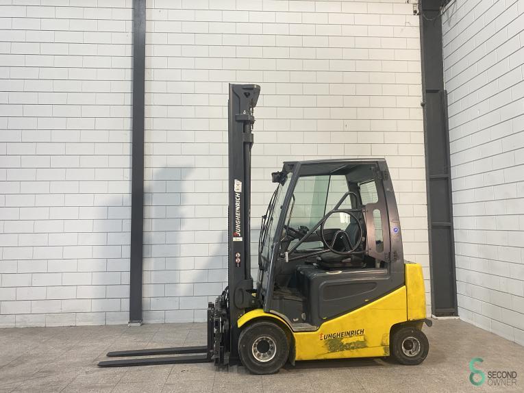 Heftrucks Elektrisch Jungheinrich EFG 425 2014, Zakelijke goederen, Machines en Bouw | Heftrucks en Intern transport, 2000 tot 3000 kg