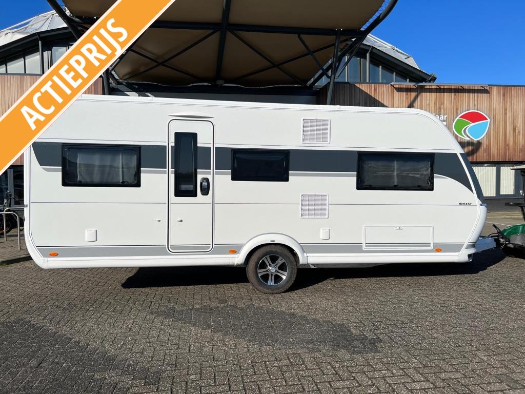 Hobby Maxia 585 UL 2024 &euro; 7.800,- KORTING!, Caravans en Kamperen, Caravans, Schokbreker, Rondzit, Hobby, Tot en met 4