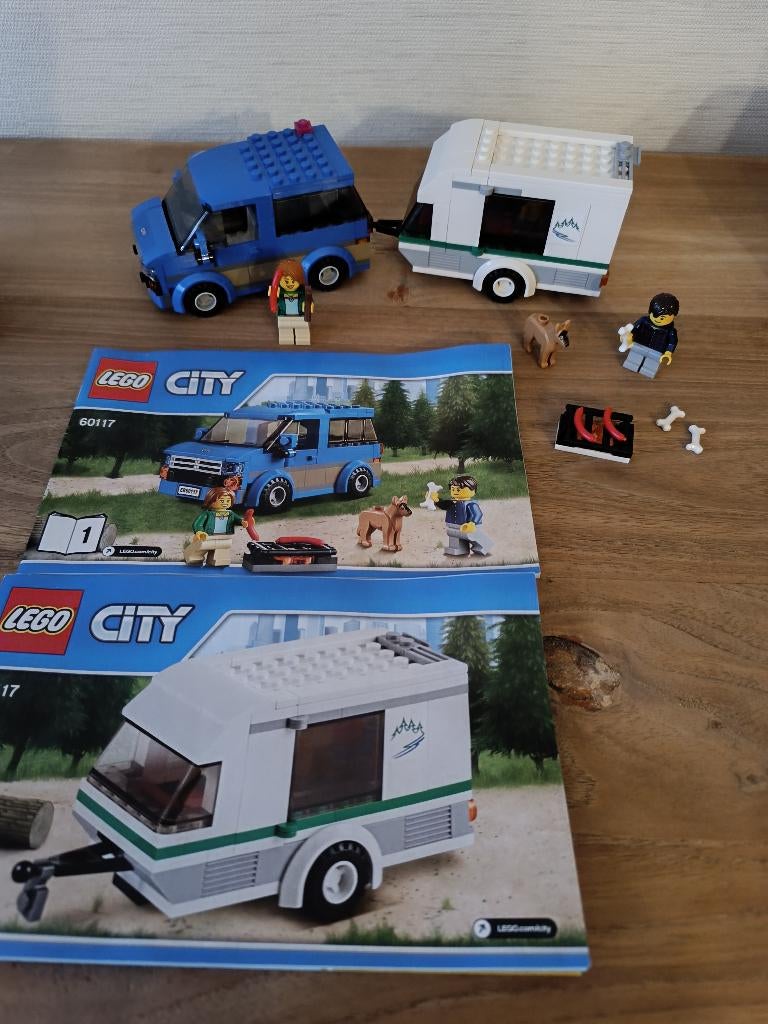 LEGO city set 60117 Busje met Caravan, City, Enlèvement ou Envoi, Lego, Ensemble complet