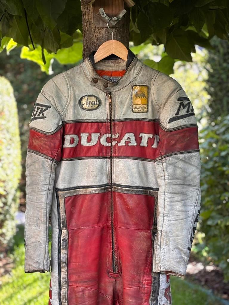 Vintage Ducati Racepak MJK Leathers – Retro Collectors Item, Motoren, Kleding | Motorkleding, Ophalen