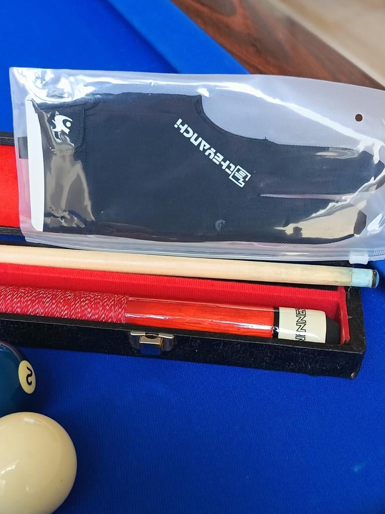 Pool biljartkeu in koffer, Sport en Fitness, Ophalen