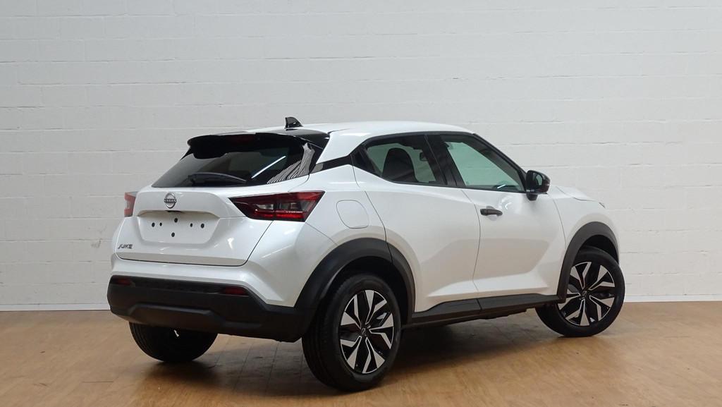 Nissan Juke 1.0 DIG-T Acenta automaat, Auto's, Stof, Wit, 5 zetels, 5 deurs