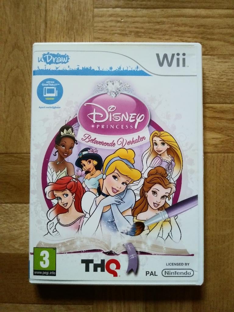 Disney Princess Betoverende Verhalen voor uDraw, Games en Spelcomputers, Games | Nintendo Wii, Puzzel en Educatief, 1 speler, Eén computer