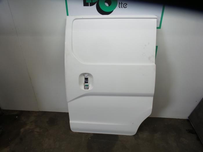 Porte coulissante gauche d'un Nissan NV200 (QM1), -, 3 mois de garantie, Utilisé, Porte