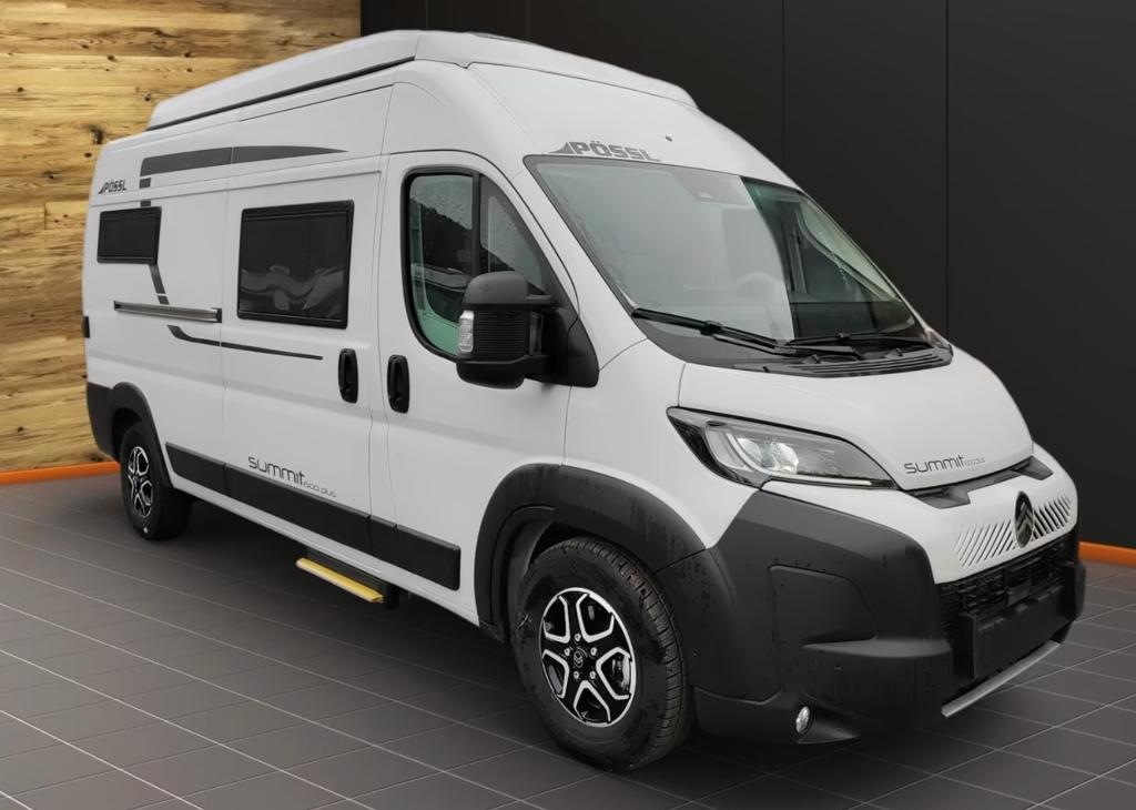 ***nieuwe Pössl 600L, lengtebedden, automaat, premium pakket, Caravans en Kamperen, Mobilhomes, Automaat, Luifel, Buscamper of Camperbus
