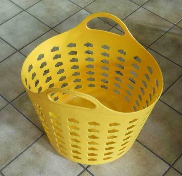 Panier vintage (70's) en matière synthétique flexible, Maison & Meubles, Enlèvement, Utilisé, Synthétique, Panier