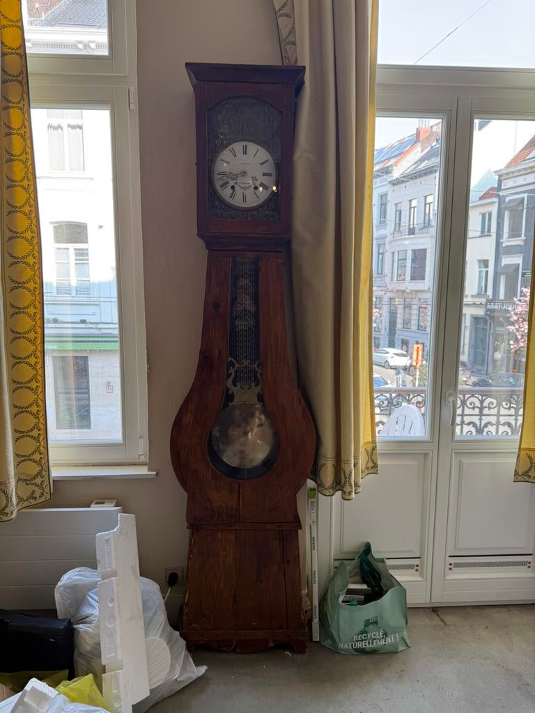 Horloge Comtoise Ancienne – Style Violon – Fonctionnelle, Antiquités & Art, Enlèvement