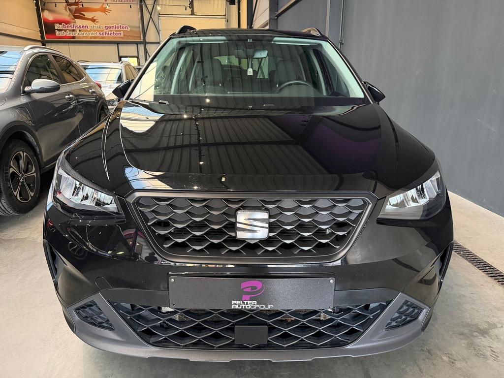 Seat Arona 1.0 TSi DSG Style GPS Apple CarPlay Lane Assist, Auto's, Seat, 139 g/km, 0 kg, Zwart, Bedrijf