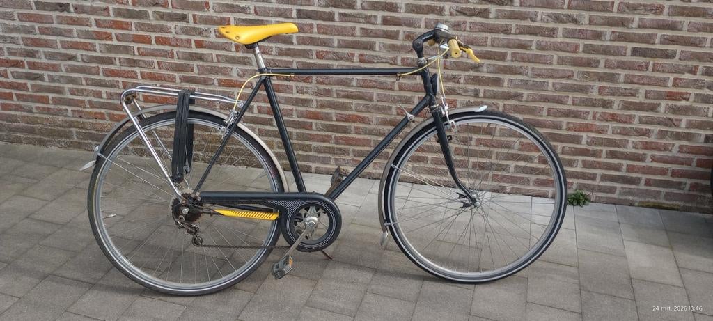 Retro herenfiets, Ophalen