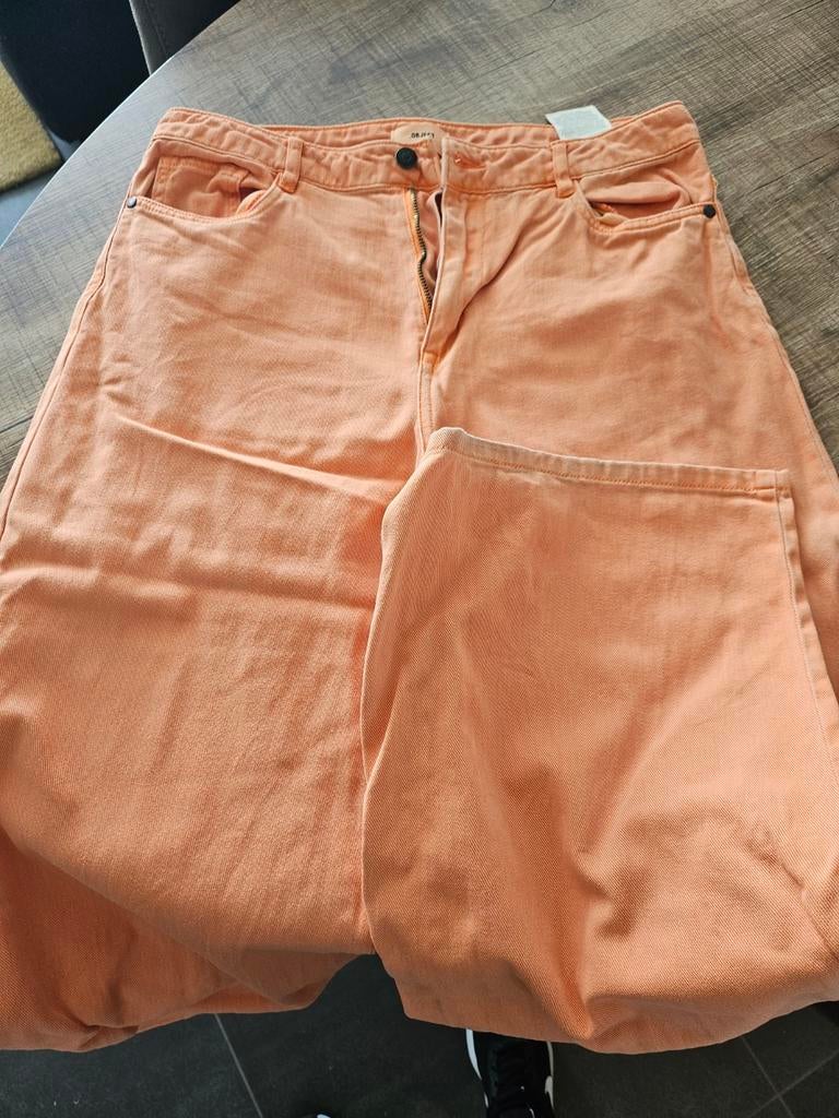 Oranje brede jeans, Kleding | Dames, Rokken, Ophalen, Maat 42/44 (L), Oranje