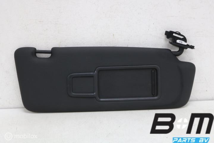Zwarte Zonneklep rechts Audi A4 8K 8K0857552P, Gebruikt