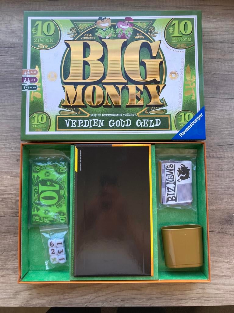 Gezelschapsspel Big money, Ophalen, Zo goed als nieuw
