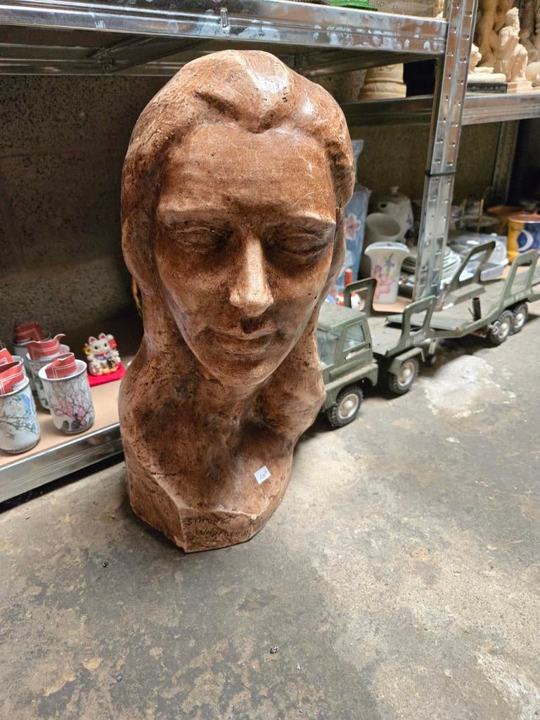 Buste signée, Antiquités & Art, Buste