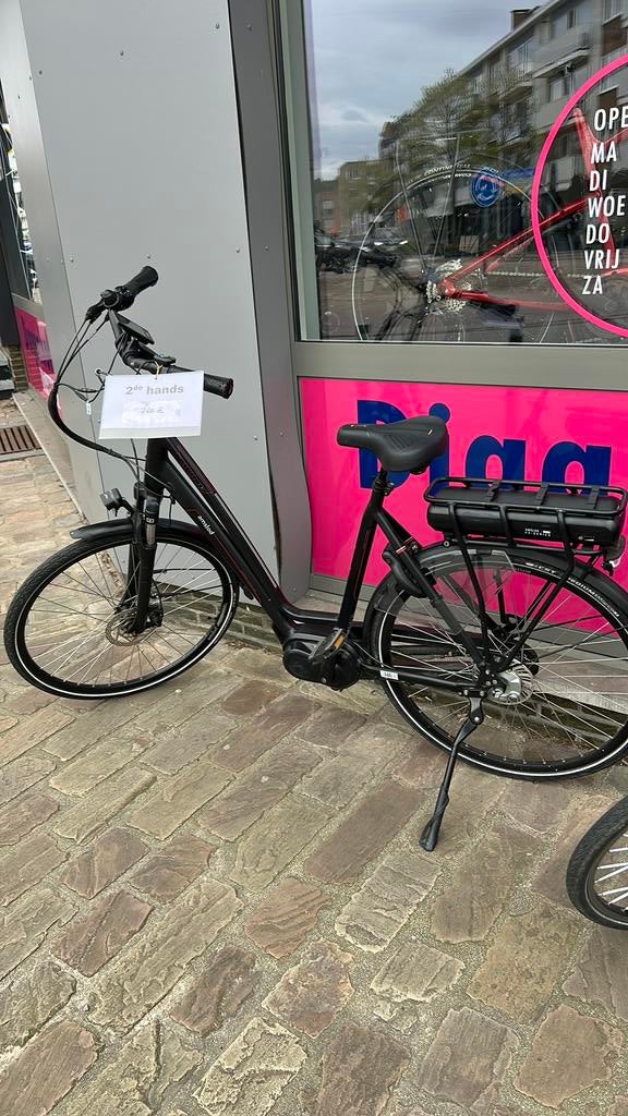 Amslod elec damesfiets, Fietsen en Brommers, Gebruikt, 51 tot 55 cm, 50 km per accu of meer, Ophalen