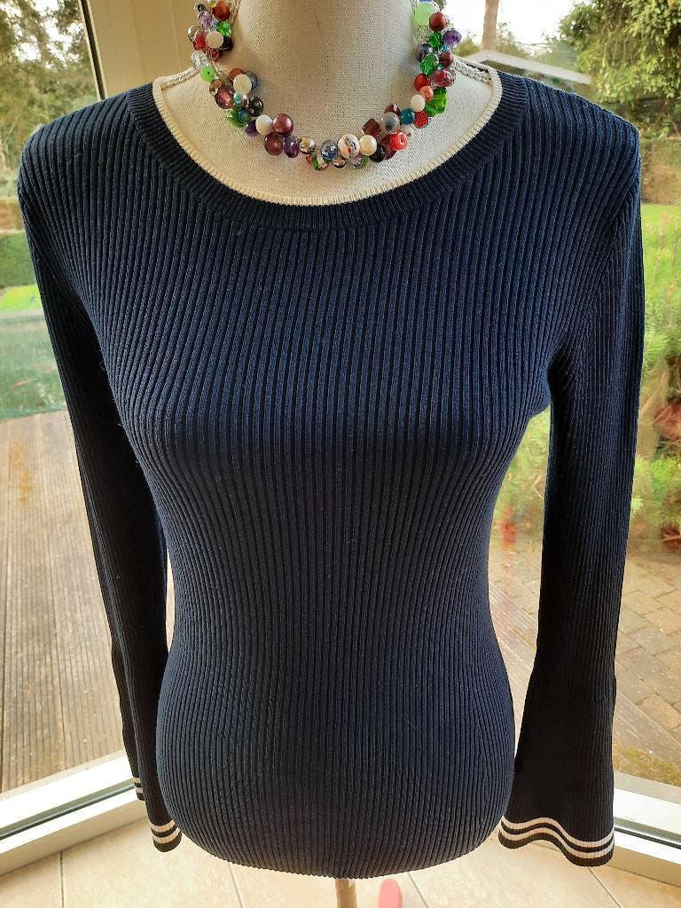 Mooie trui  JEFF - 2 - XS/S, Blauw, Jeff, Ophalen of Verzenden, Zo goed als nieuw