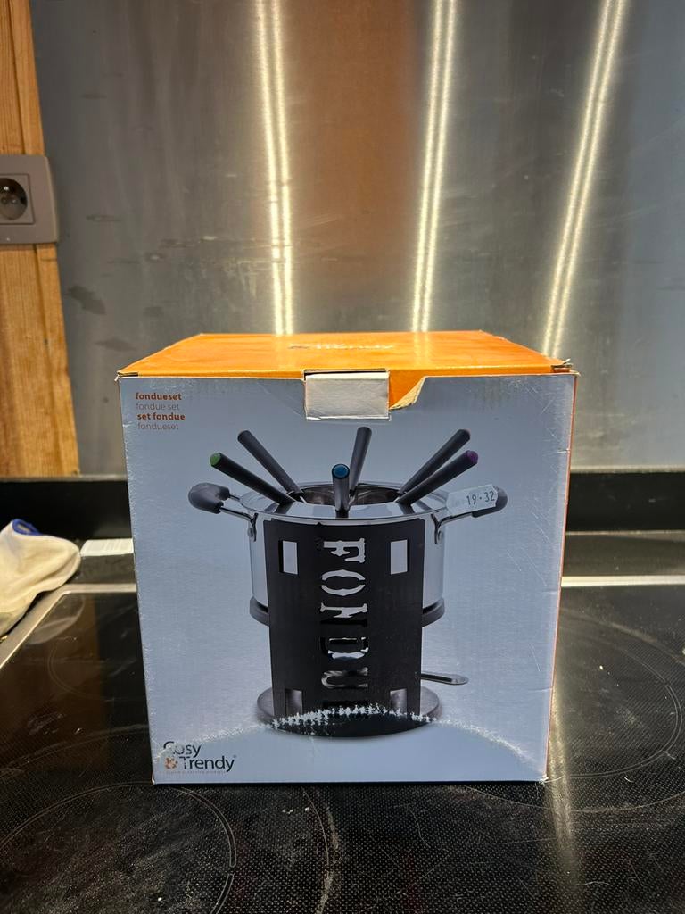 Set fondue Cosy & Trendy, Electroménager, Fondue, Enlèvement, Comme neuf, Brûleur, Service à fondue