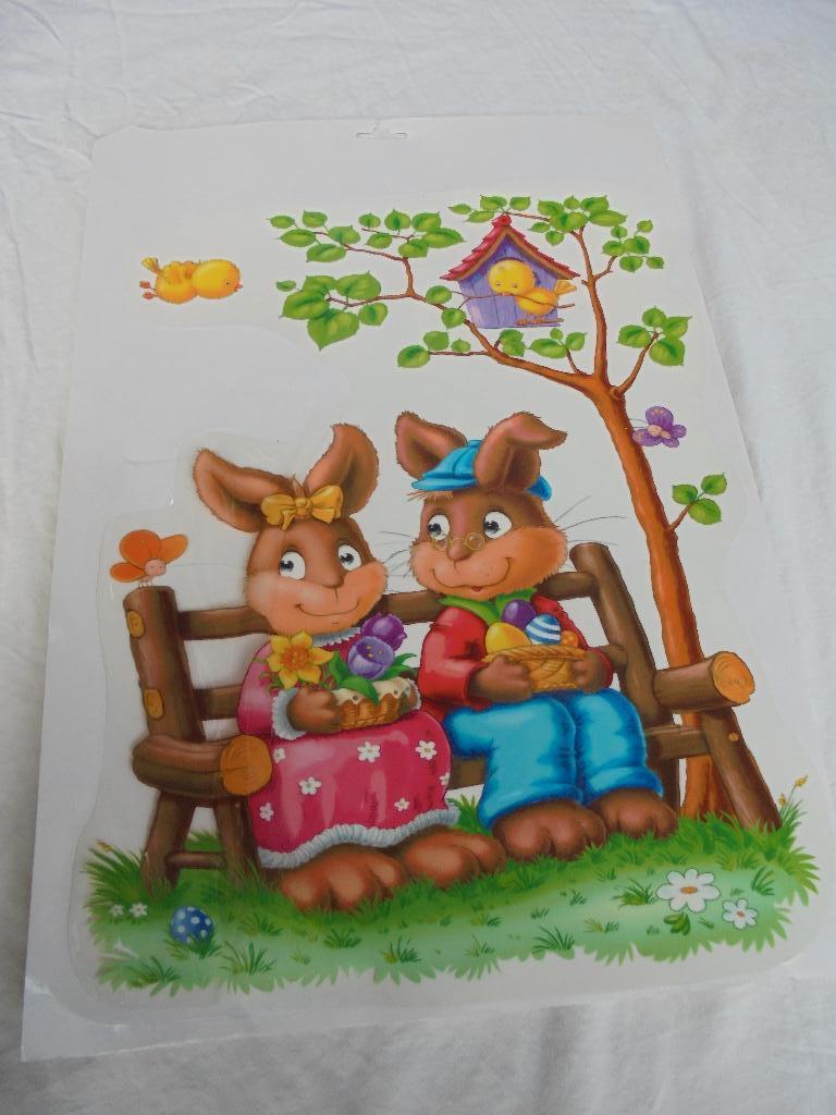 grote raamsticker nieuw als paasdecoratie, herbruikbaar, Ophalen of Verzenden, Nieuw