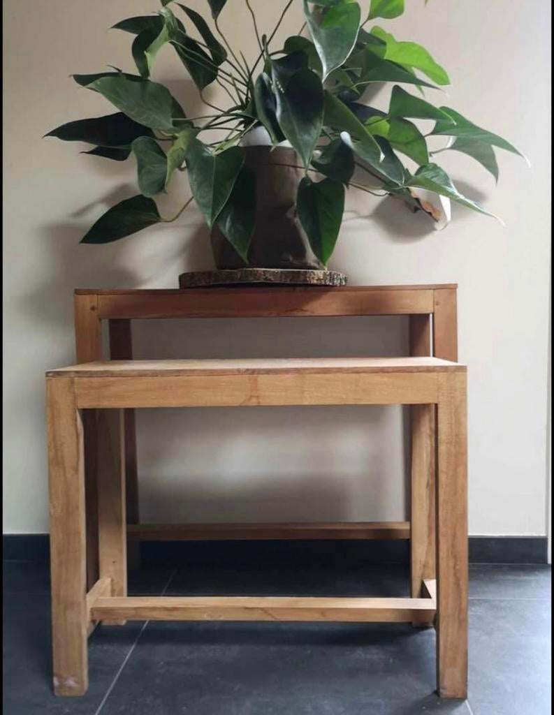 Bijzettafeltjes - set van 2, Huis en Inrichting, Tafels | Sidetables, Nieuw, Ophalen