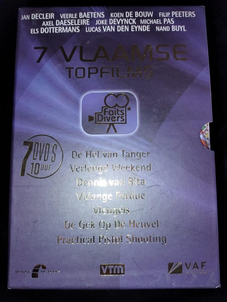 DVD BOX 7 Vlaamse topfilms, CD & DVD, DVD | Néerlandophone, Coffret, Autres genres, Enlèvement, Film