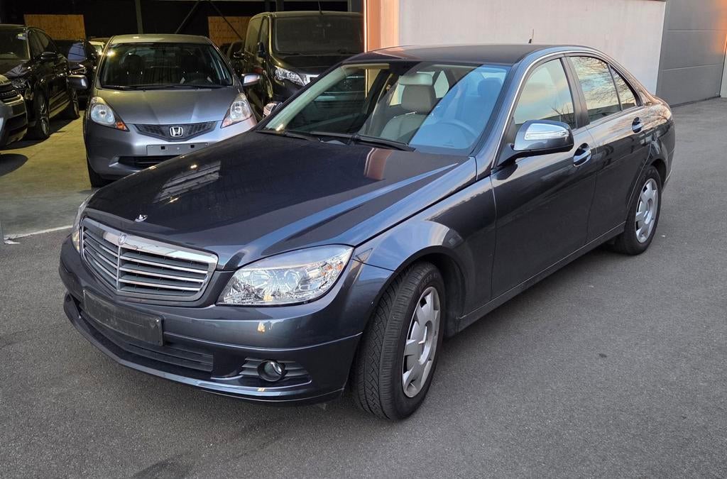 COMPRESSEUR Mercedes C180 - BJ:2007 - 49.000 KM - AUTOMATIQU, Autos, Cuir, Argent ou Gris, Achat, Entreprise