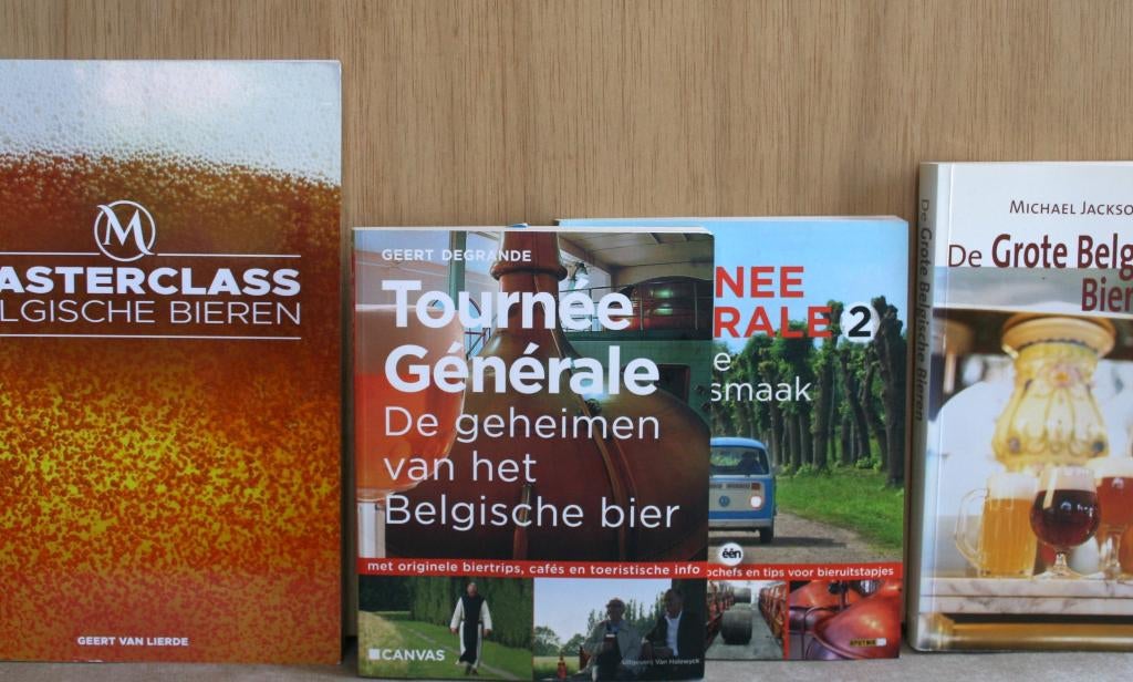 Belgische bieren. 1 = €8 / set van 4 = 19 euro, Ophalen of Verzenden, Gebruikt, Overige merken