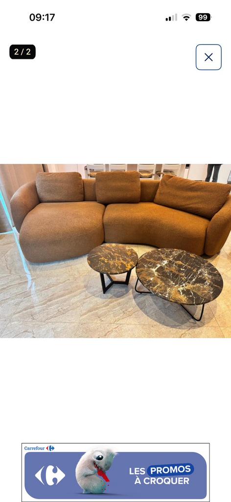 Divan Chateau d’Ax, Enlèvement, Comme neuf