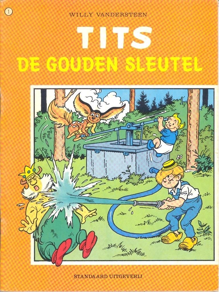 Verzameling strips Tits., Boeken, Meerdere stripboeken, Ophalen of Verzenden, Gelezen, Willy Vandersteen