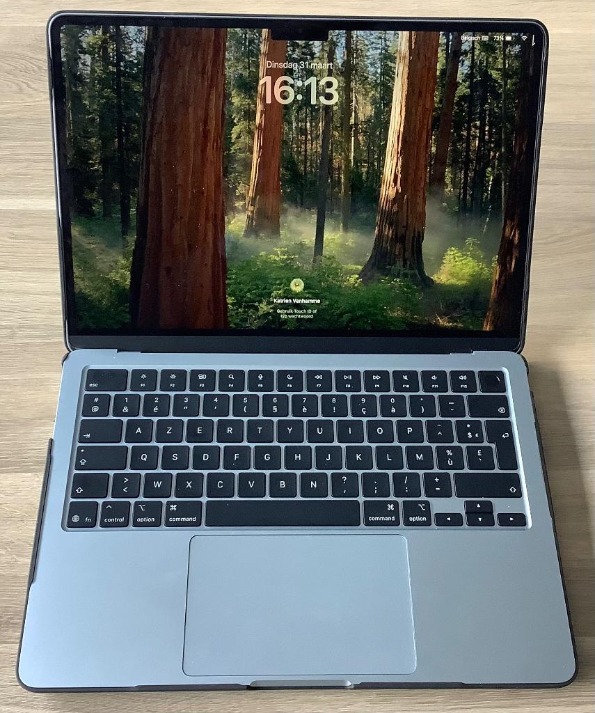 Splinternieuwe Mac laptop onder garantie van Apple., Informatique & Logiciels, Apple Macbooks, Neuf, 256 GB, 13 pouces, Azerty