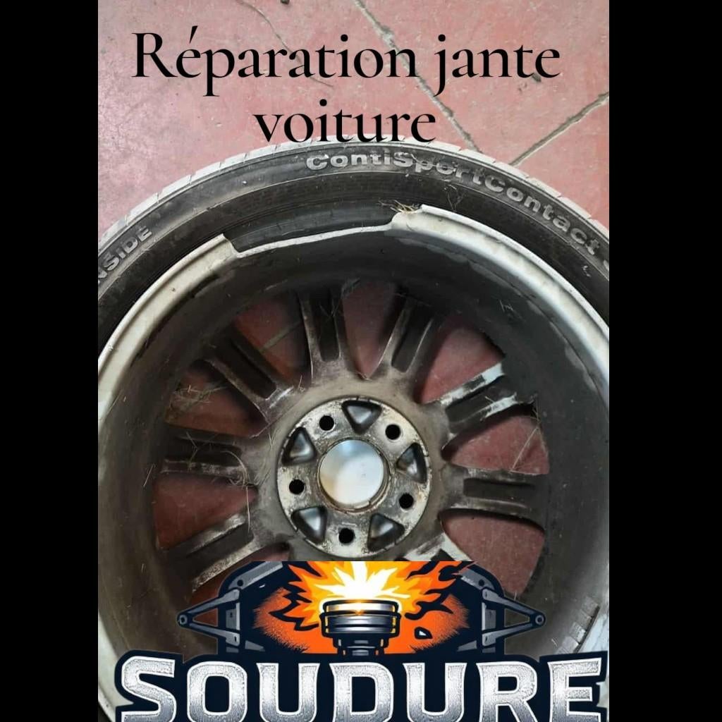 Réparation jante voiture