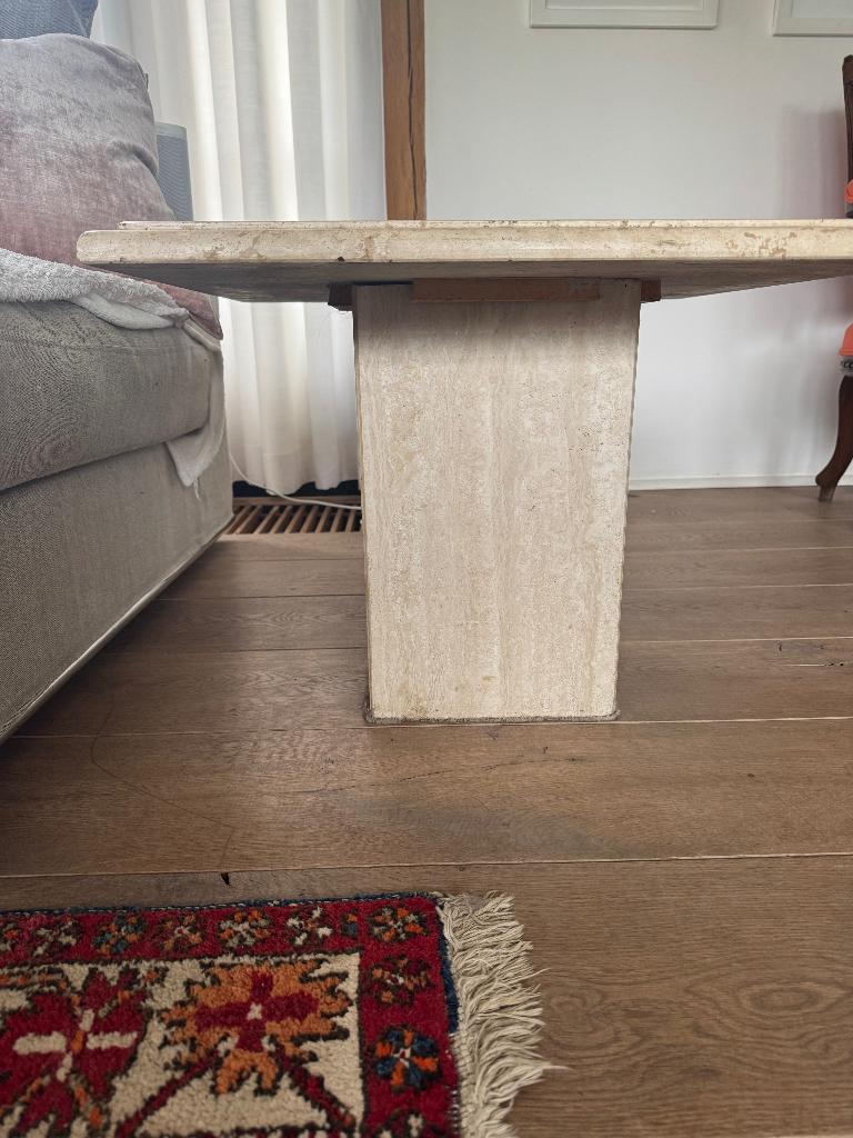 table de salon en travertin, Moins de 50 cm, 50 à 100 cm, Enlèvement, 50 à 100 cm