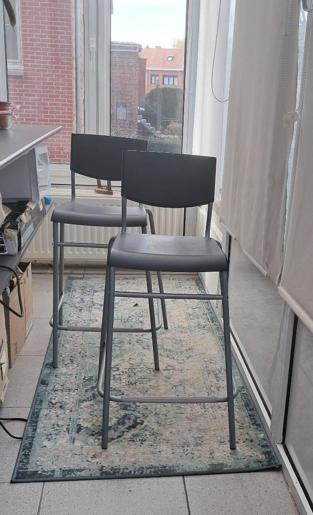 Barstoelen, Huis en Inrichting, Ophalen, Met voetsteun, 60 tot 90 cm, Zo goed als nieuw
