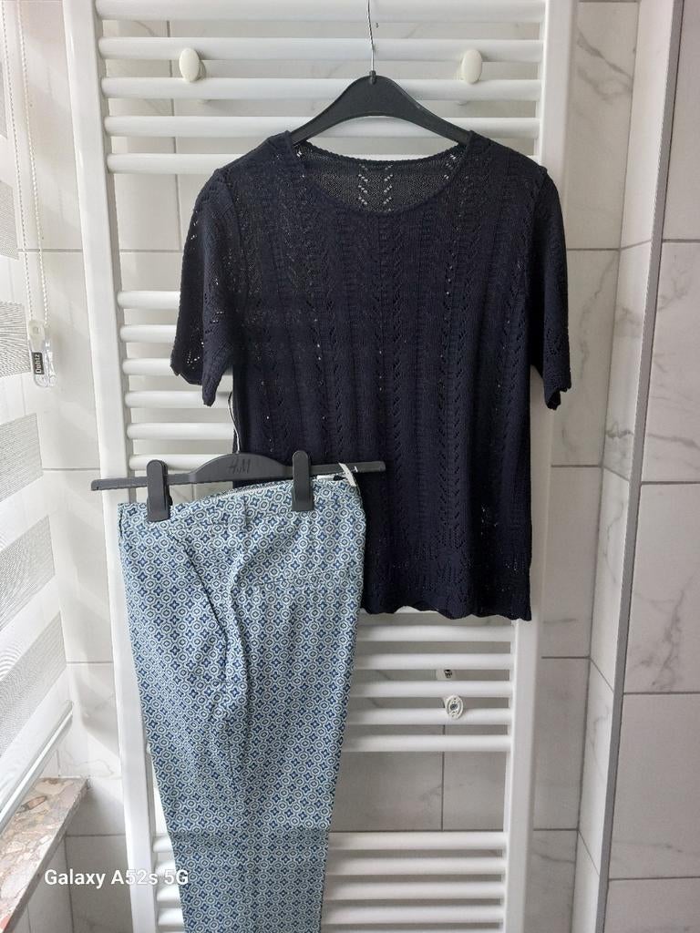 Ensemble pantalon et blouse coton taille 40 neuf pour 20 €, Kleding | Dames, Pyjama's