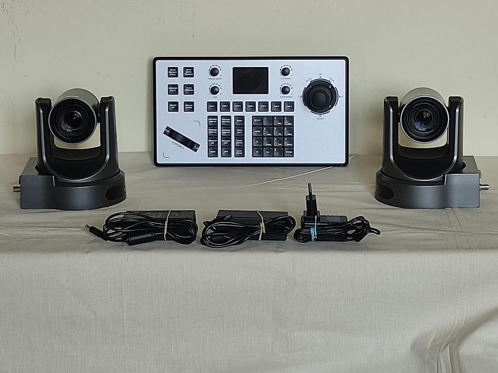 2x PTZOPTICS Live Streaming Broadcasting HDTV PTZ IP Cameras, Envoi, Comme neuf