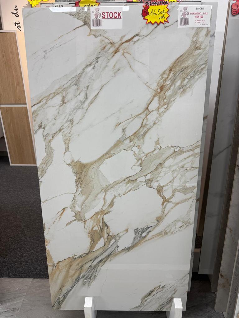 ✅ carrelage 60x120 Poli 1er choix rectifié en SUPER PROMOS📣, Bricolage & Construction, Enlèvement, Neuf