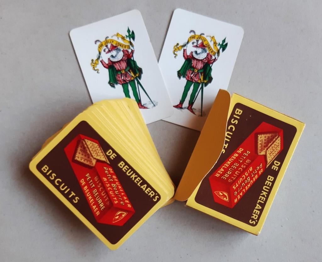 SPEELKAARTEN MOOIE RECLAME DE BEUKELAER BISCUITS KOEKJES, Ophalen of Verzenden, Speelkaart(en)