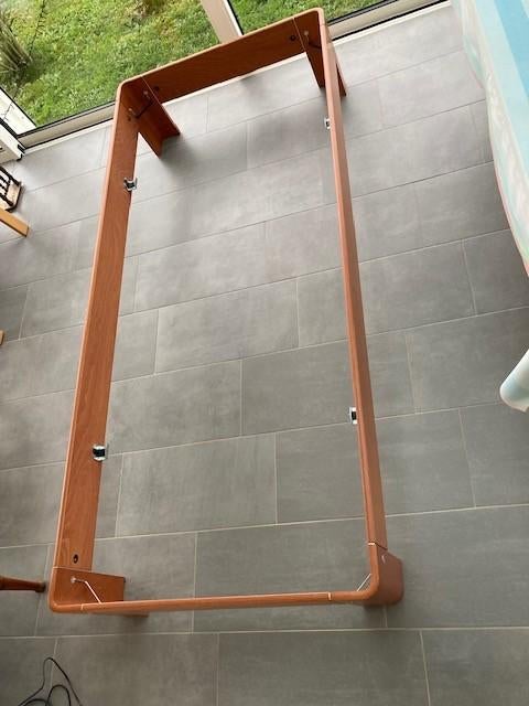 Eénpersoonbed AUPING AURONDE, Huis en Inrichting, Ophalen, Gebruikt, 90 cm, Bruin