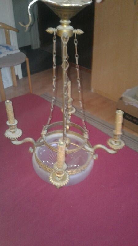 Lustre empire ancien, Antiquités & Art, Enlèvement ou Envoi