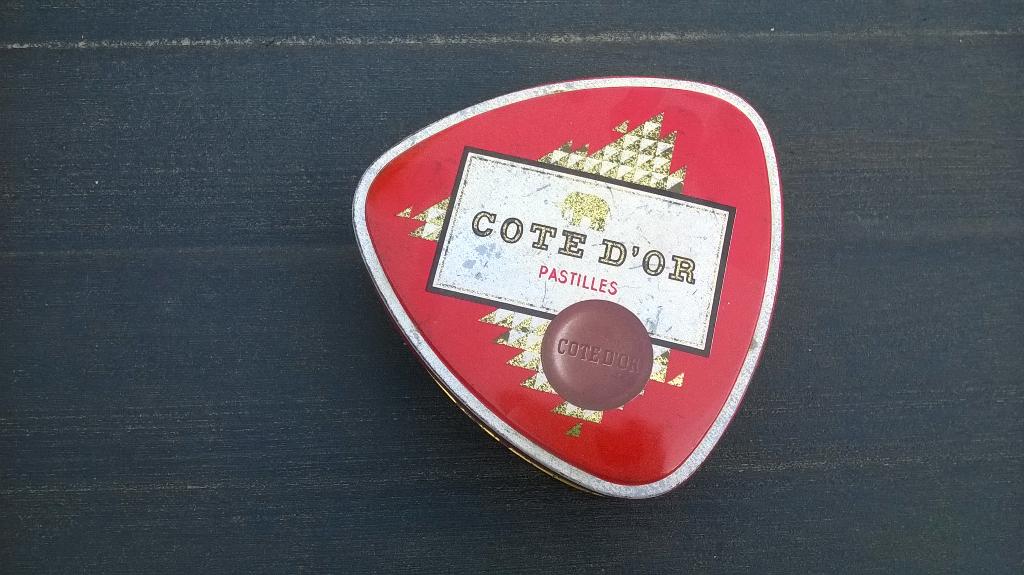 Blikken doos Côte d’Or Pastilles, Verzamelen, Blikken, Ophalen of Verzenden, Gebruikt, Overige, Overige merken
