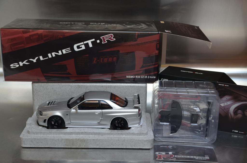 1/18 Nissan Skyline R34 GTR Z-Tune Motohelix, Enlèvement ou Envoi, Neuf, Voiture, Autres marques