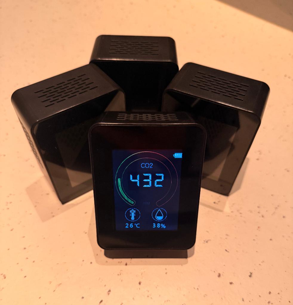 4 x CO2 meter (binnenshuis), Ophalen of Verzenden, Zo goed als nieuw, Overige