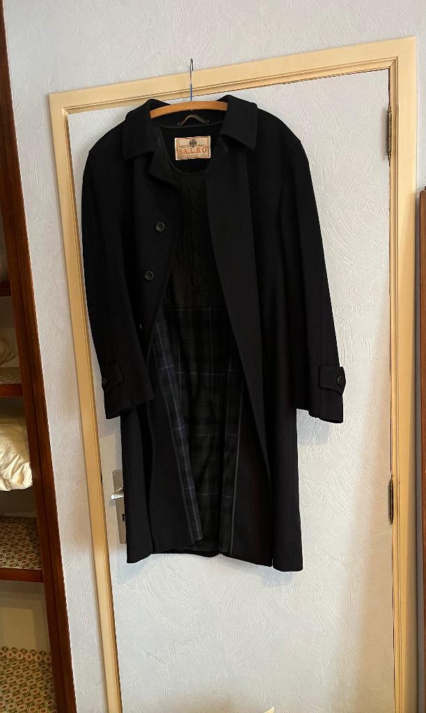 manteau homme long bleu foncé, Vêtements | Hommes, Enlèvement, Comme neuf, Taille 52/54 (L), Bleu