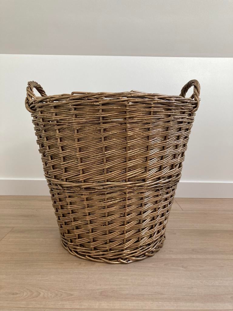 Grote kerstboommand in riet - 50 cm, Diversen, Ophalen, Zo goed als nieuw