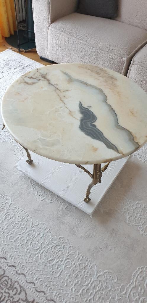 Table de salon ronde, Maison & Meubles, Enlèvement, Utilisé, Rond