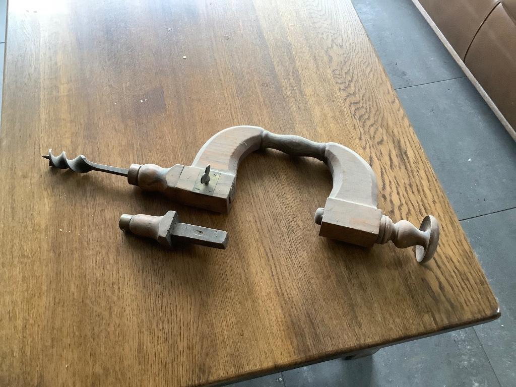 Antieke handboor, Ophalen of Verzenden