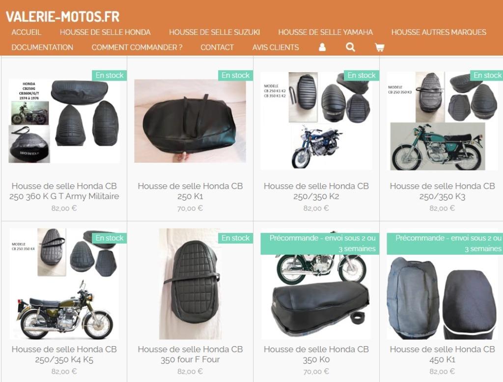 Nieuwe stoelhoes Honda CB250K CB350K K1 K2 K3 K4 K5, Verzenden, Nieuw