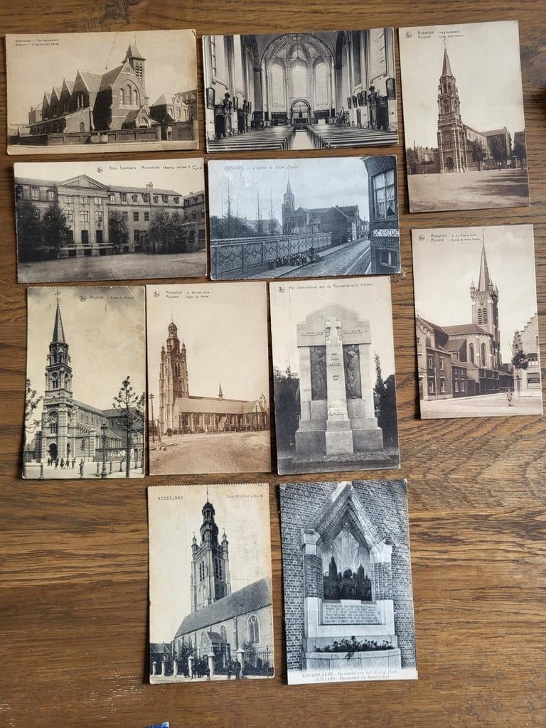 Oude postkaarten Roeselare, Verzamelen, Ophalen of Verzenden