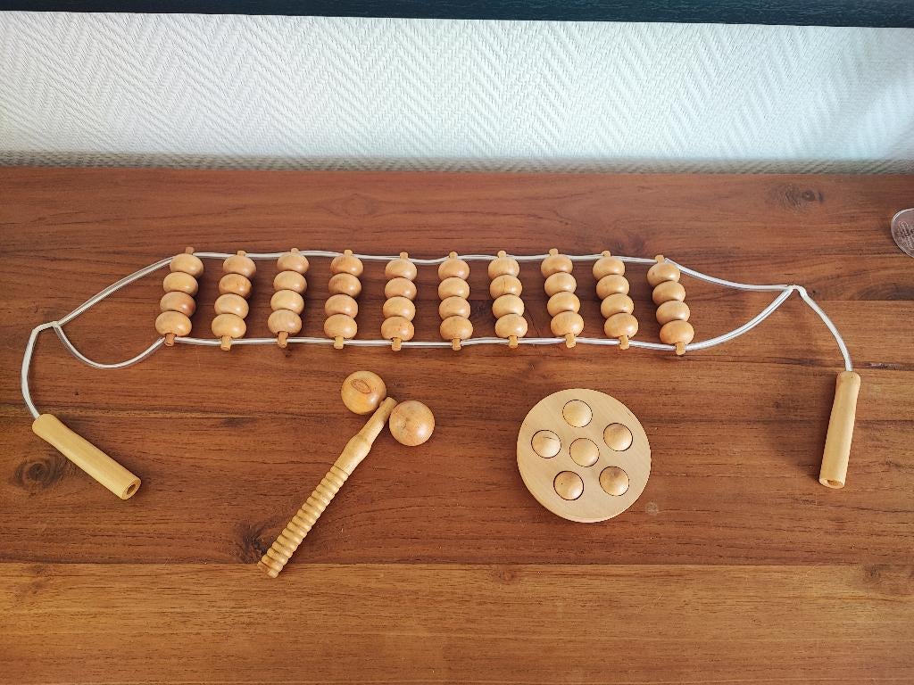 Houten massage atributen, Enlèvement ou Envoi, Comme neuf