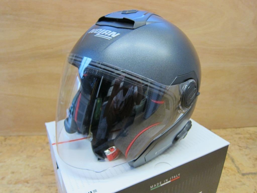 Nolan N40-5 6 maat S + N-Com B602R, Motoren, Kleding | Motorhelmen, Nolan, Jethelm, Ophalen of Verzenden, S